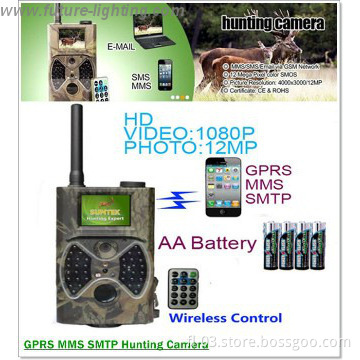 CE Rohs GSM SMS GPRS 12mp hunting camera, digital camera